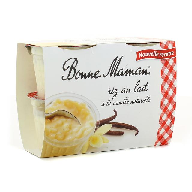 3608580908197 - Bonne Maman - Riz au lait à la vanille naturelle