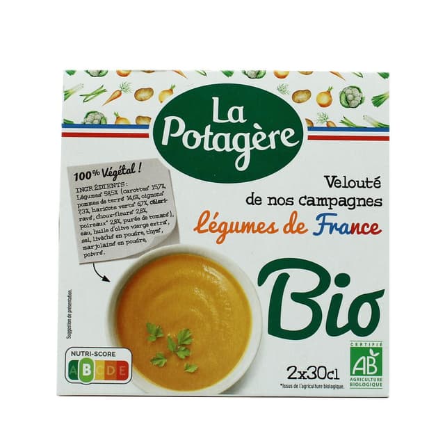 3274930000417 - La Potagère - Soupe Veloute Légume de Campagne Bio