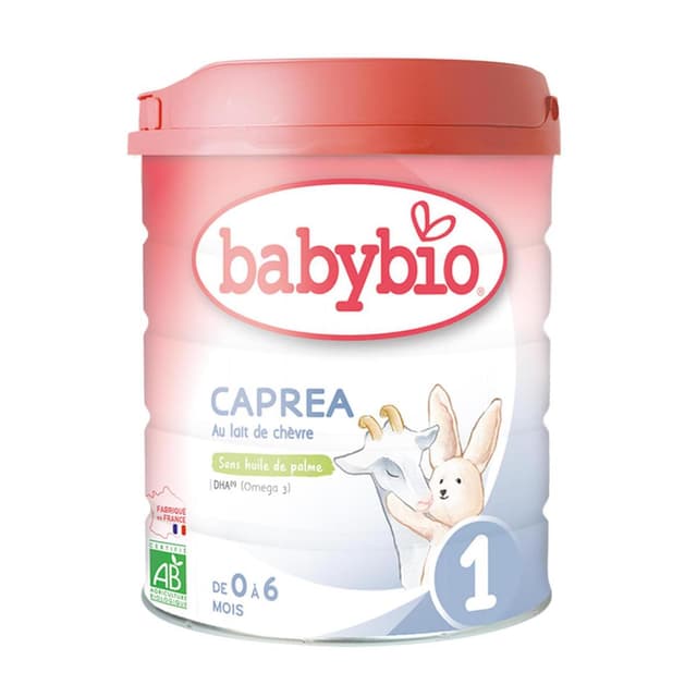 3288131580517 - Babybio - Lait bébé chèvre en poudre Caprea Bio 1er âge, 0-6 mois