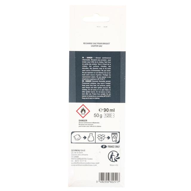 3482356822517 - Ambiances Devineau - Recharge pour briquet allume-bougie