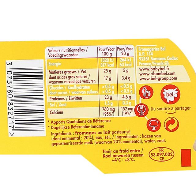 3073780832717 - Babybel - Mini Fromage Emmental x6