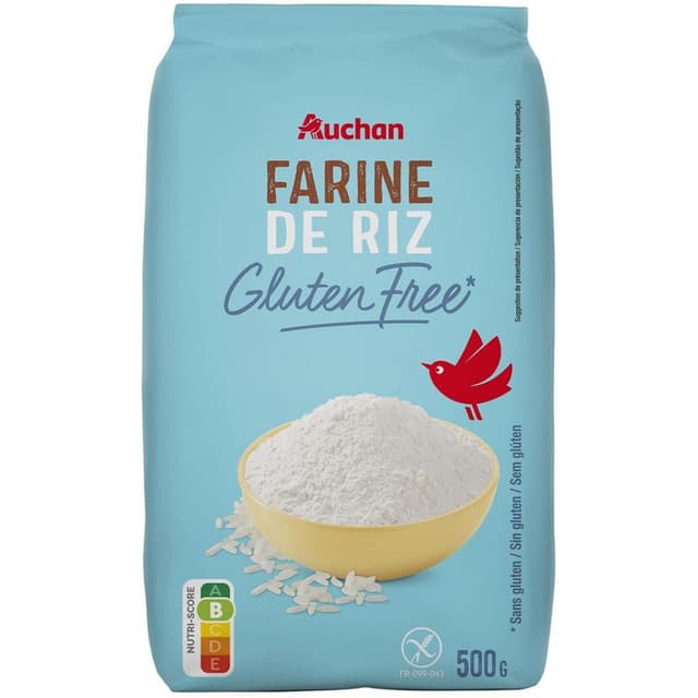3596710453917 - Auchan - Farine de riz blanc sans gluten