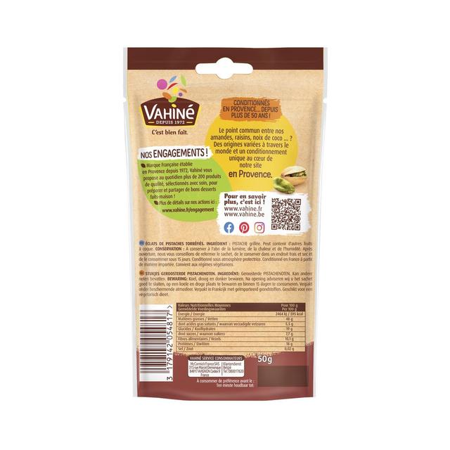 3179142054817 - Vahine - Eclats de pistache torréfiées