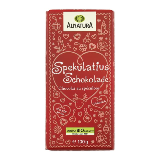 4104420226517 - Alnatura - Chocolat au Lait et Speculoos Bio en tablette