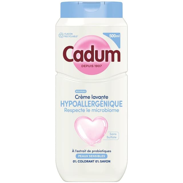 3600551186917 - Cadum - Crème Lavante Hyppoallergénique