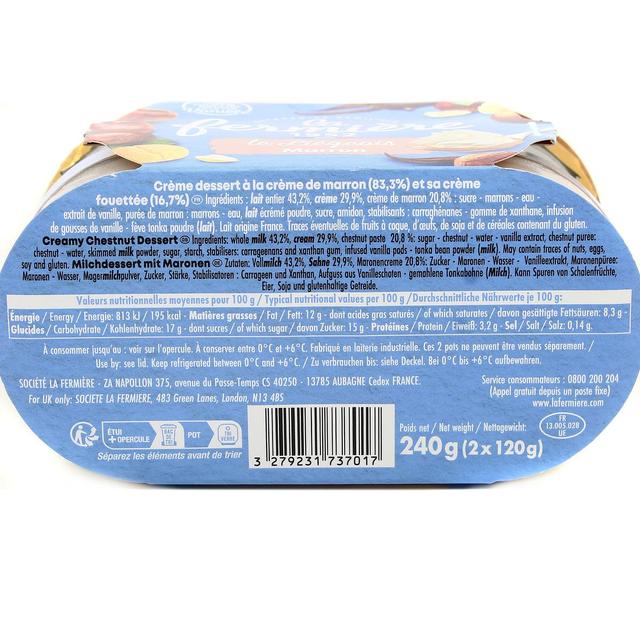 3279231737017 - La Fermière - Liégeois marron