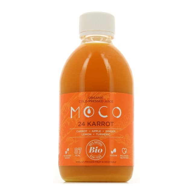 3770011018017 - MOCO - Jus Detox Bio Carotte, Pomme, Citron, Gingembre, Curcuma -24 Karrot