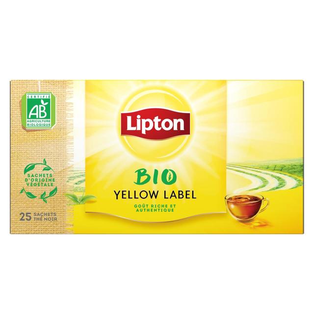 5063270108017 - Lipton - Thé noir bio yellow lable