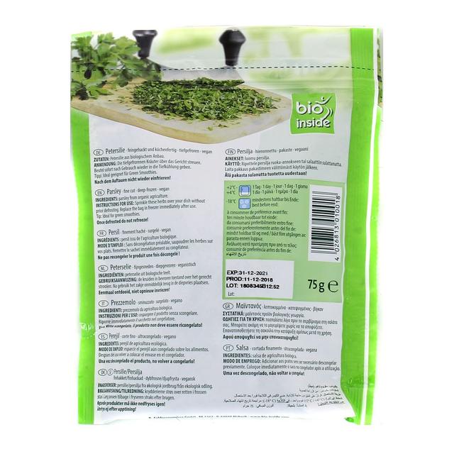 4026813010018 - Bio Inside - Persil haché Bio