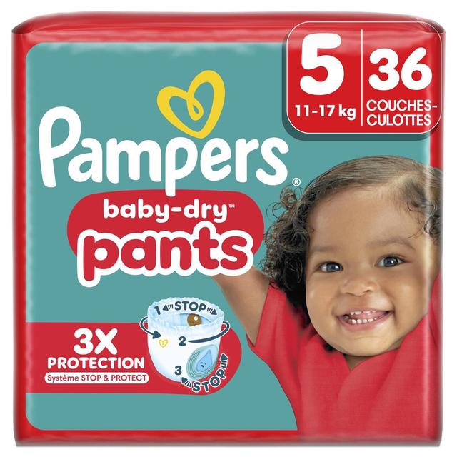8700216910118 - Pampers Babydry Pants - Couches Culottes Bébé Baby-Dry Pants 11-17kg T5