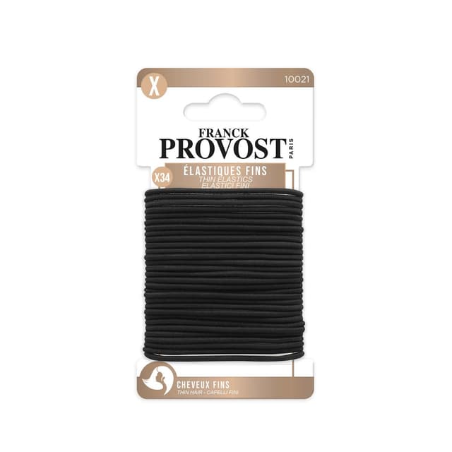 3666085100218 - Franck Provost - Elastiques fins - noir & couleurs