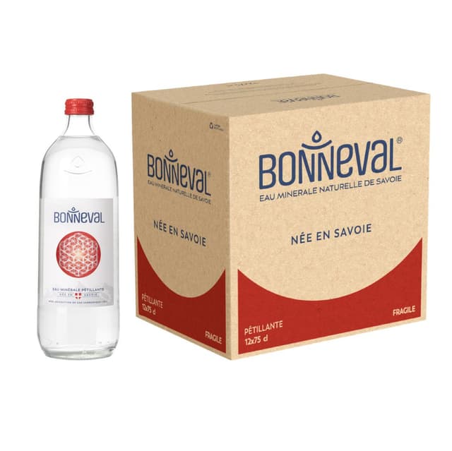 3760290130418 - Bonneval - Eau minérale gazeuse naturelle bouteille verre