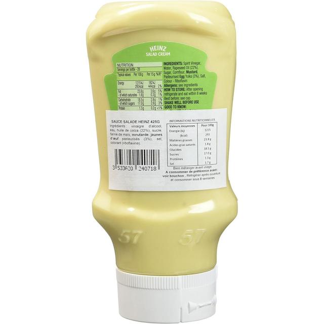 3533620240718 - Heinz - Salad cream - Sauce salade à l'Anglaise