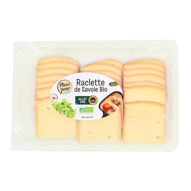 3701363300918 - Plein Jour - Raclette de Savoie au Lait Cru IGP Bio