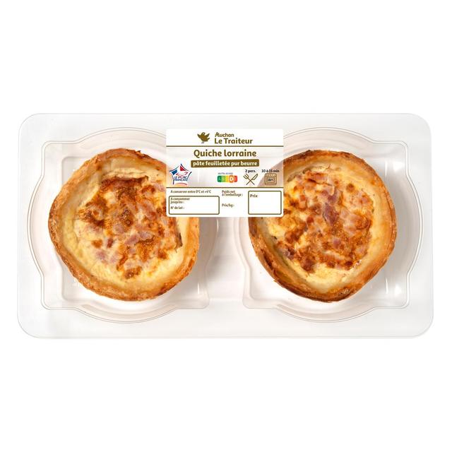 3254567902018 - Auchan Le Traiteur - Quiche Lorraine