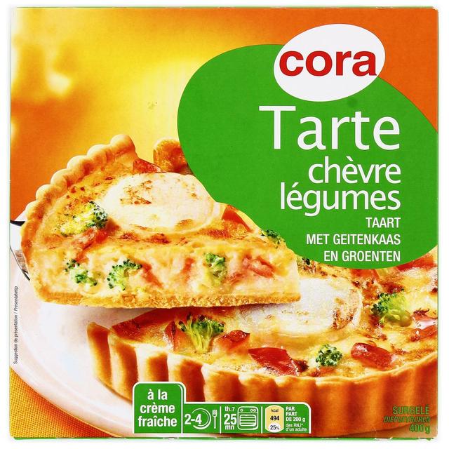 3257981942318 - Cora - Tarte Légumes et chèvre