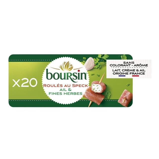 3073780982818 - Boursin - Fromage apéritif au speck, ail et fines herbes