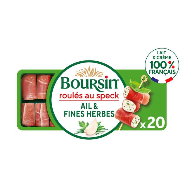 3073780982818 - Boursin - Fromage apéritif au speck, ail et fines herbes