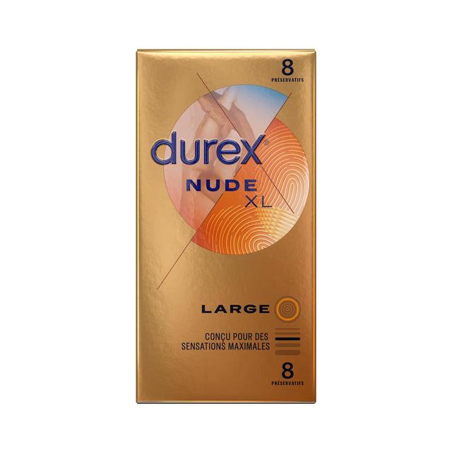 3059948002918 - Durex - Préservatifs Nude Extra Large XL