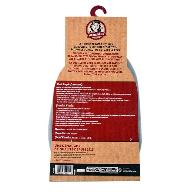 3061050003318 - La Ménagère - Housse polaire fantaisie pour bouillotte