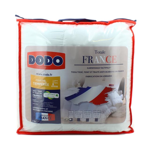 3307412893518 - Dodo - Couette tempérée 350gr/m² anti-acariens TOTALE FRANCE