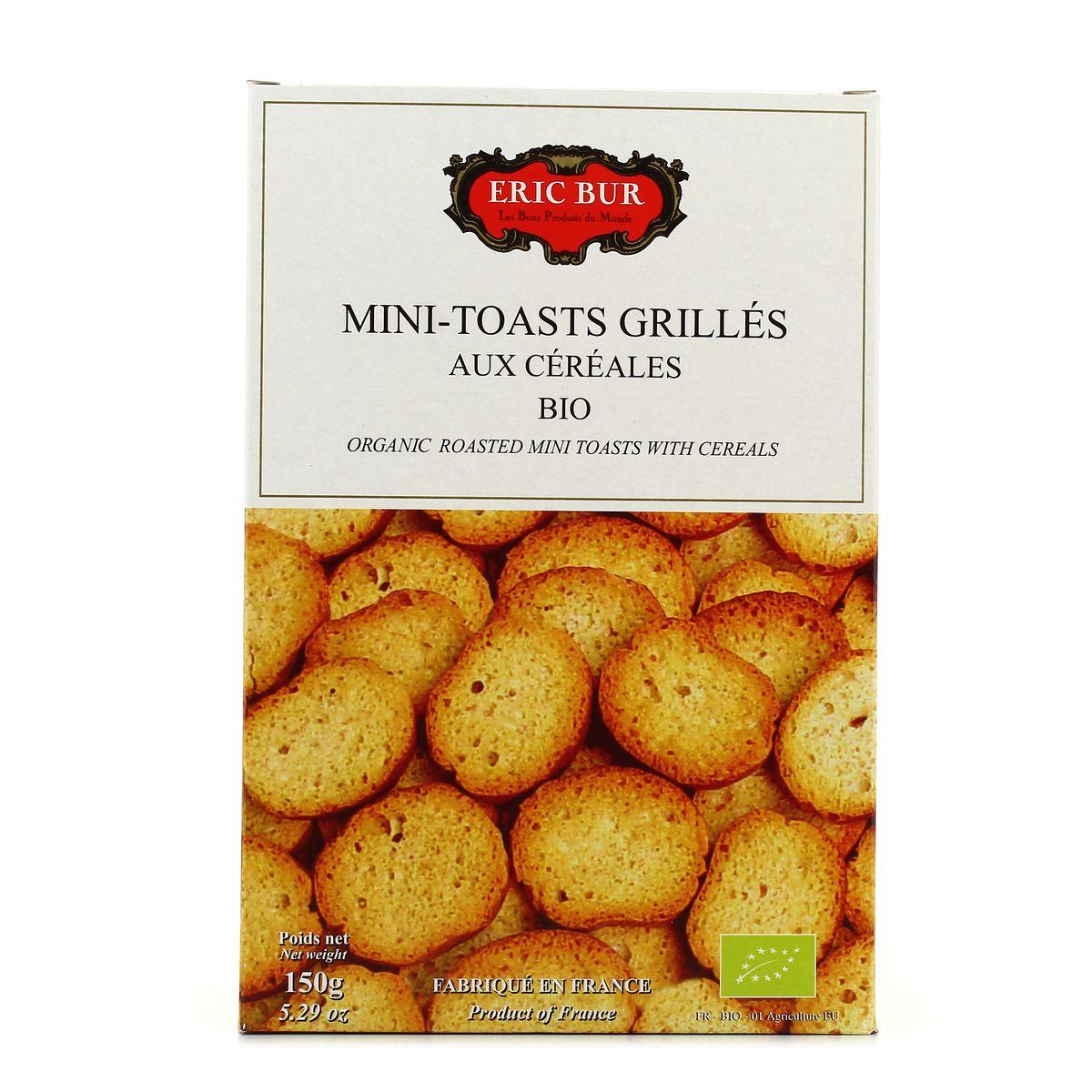 Eric Bur - Mini-toasts grillés aux céréales bio 