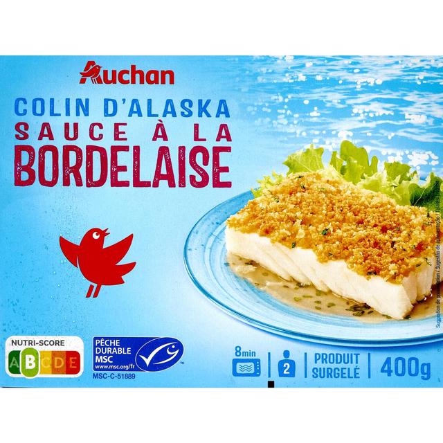 3596710435418 - Auchan - Colin d'Alaska sauce à la Bordelaise MSC