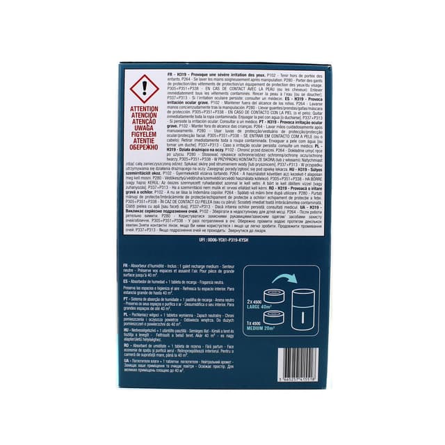 3665257415518 - Auchan - Absorbeur d'humidité avec une recharge 