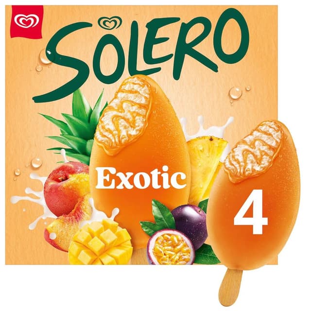 8721274815818 - Solero - Bâtonnets glaçés Vanille fruits exotiques 