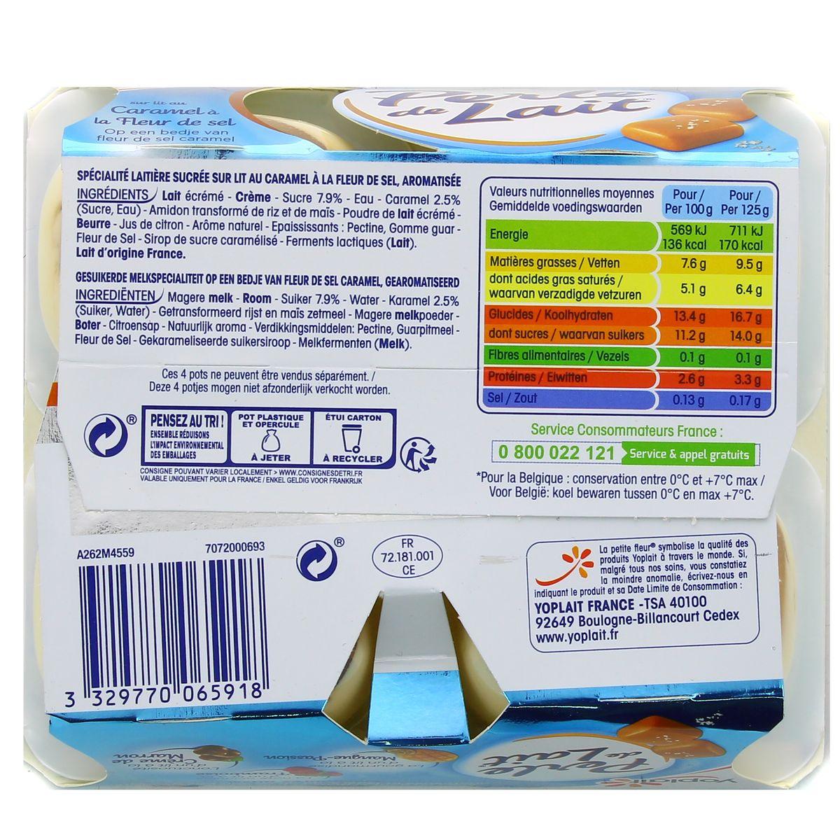 3329770065918 - Perle de lait - Yaourt sur Lit de Caramel 