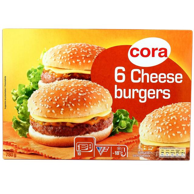 3257981176218 - Cora - 6 Cheese burgers