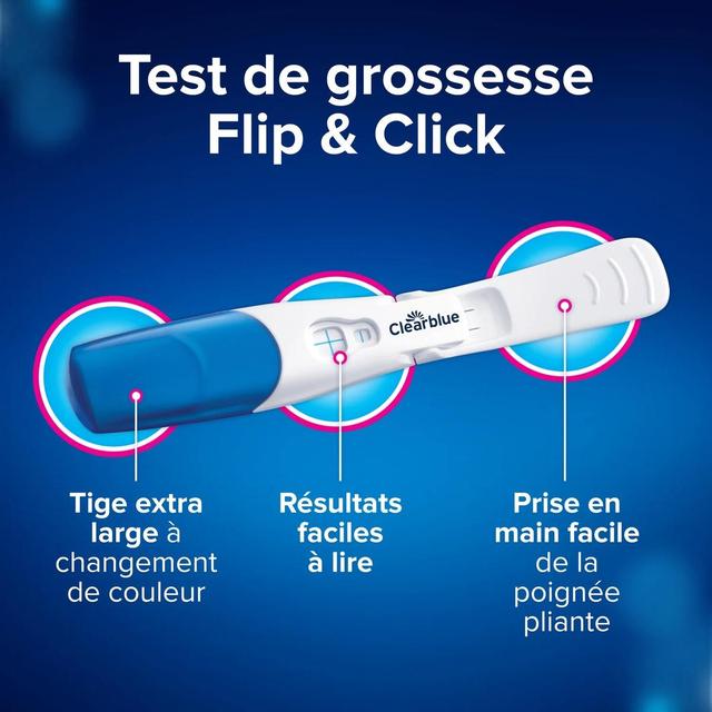 8700216746618 - Clearblue - Test de grossesse Flip & Click