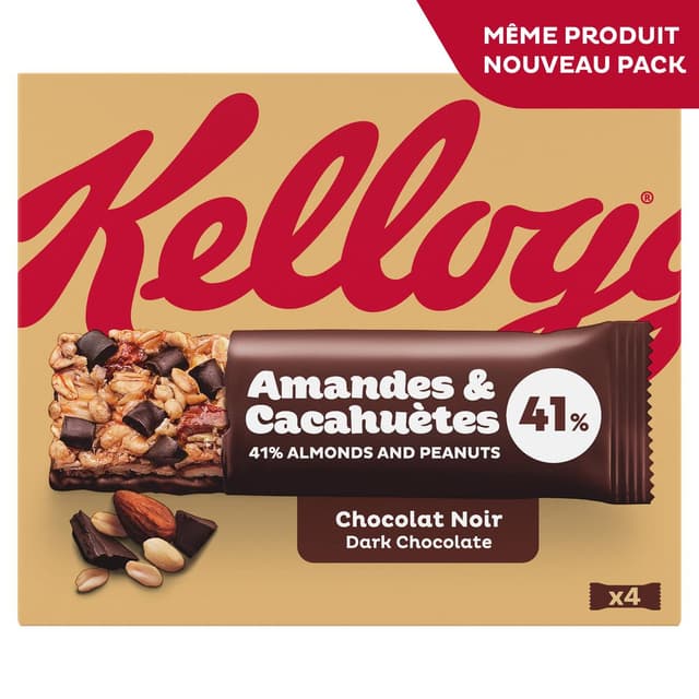 5053827157018 - Kellogg's - Barres Céréales Extra Chocolat Amandes