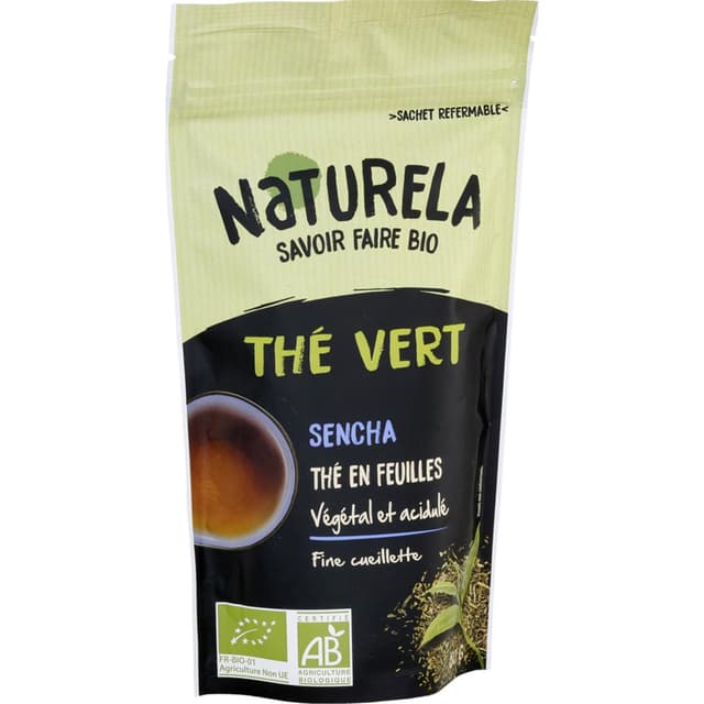 3700111087118 - Naturela - Thé Vert Sencha Bio en vrac
