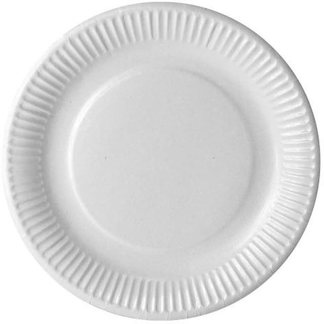 3245678379318 - ACTUEL - Assiettes en carton blanc 23cm compostables