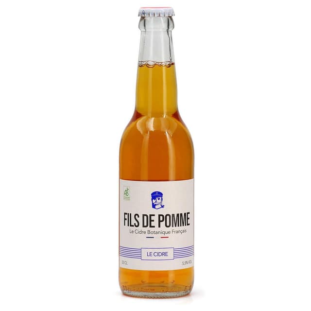 3760260150019 - Fils de Pomme - Cidre bio 5.5° Cuvée Le sauvage
