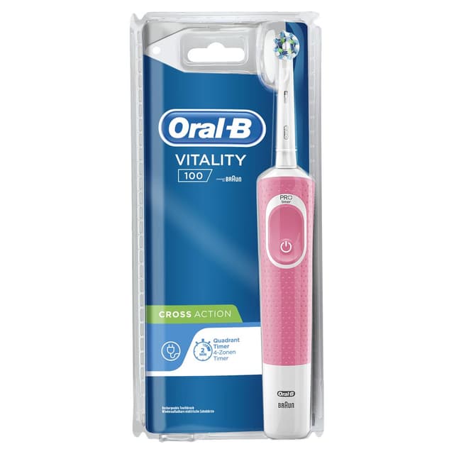 4210201330219 - Oral B - Brosse à dents éléctrique VITALITY D100 CA ROSE