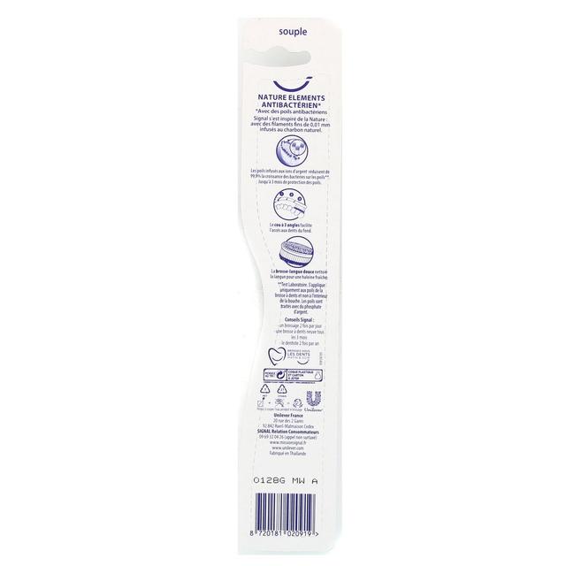 8720181020919 - Signal - Brosse à dents Nature Elements Slim Care Antibactérien