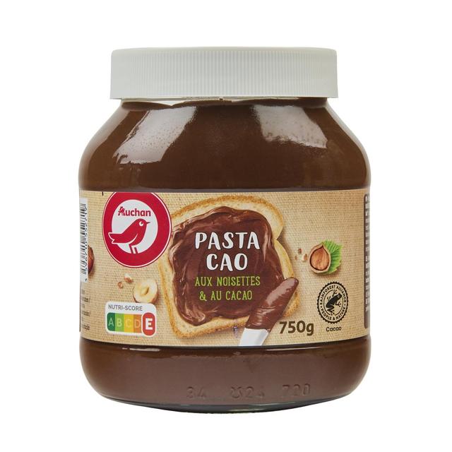 3596710552719 - Auchan - Pâte à tartiner cacao noisette