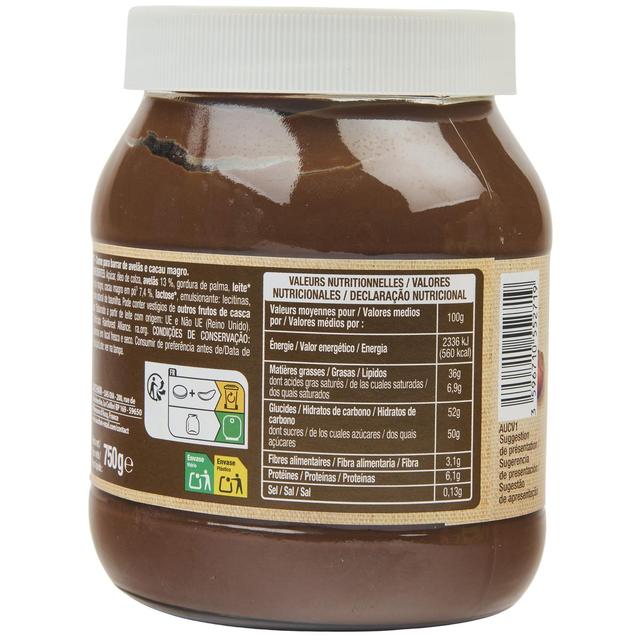 3596710552719 - Auchan - Pâte à tartiner cacao noisette