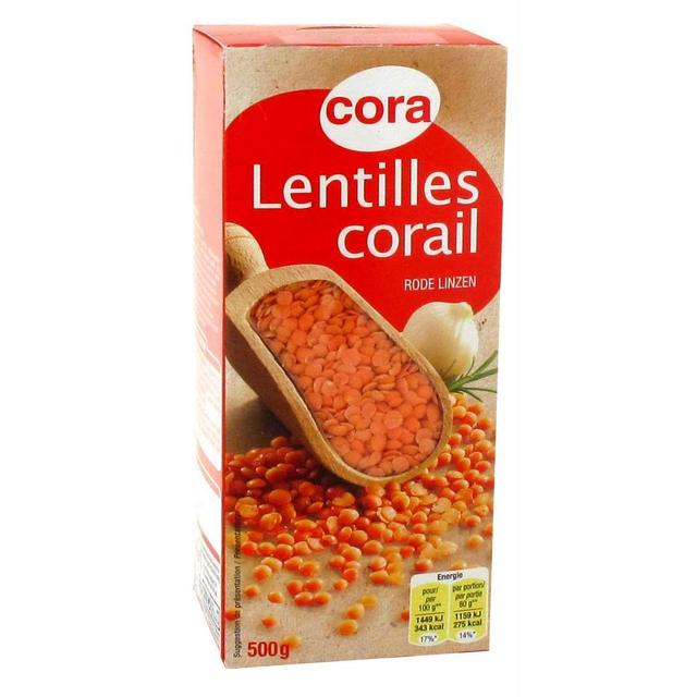 3257983143119 - Cora - Lentilles Corail Sèches
