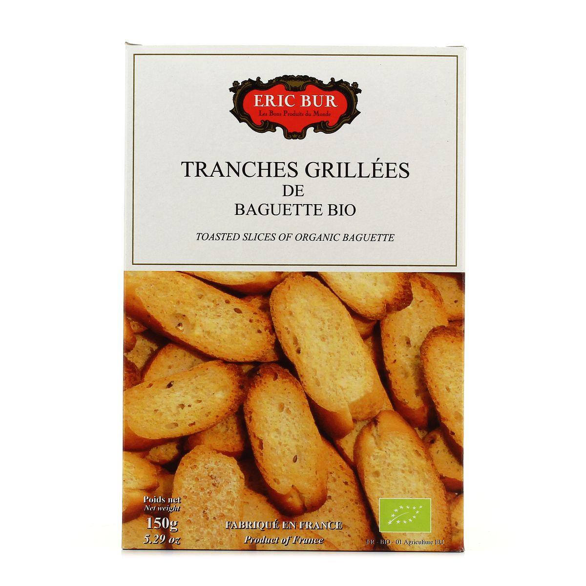 Eric Bur - Tranches grillées de baguette bio