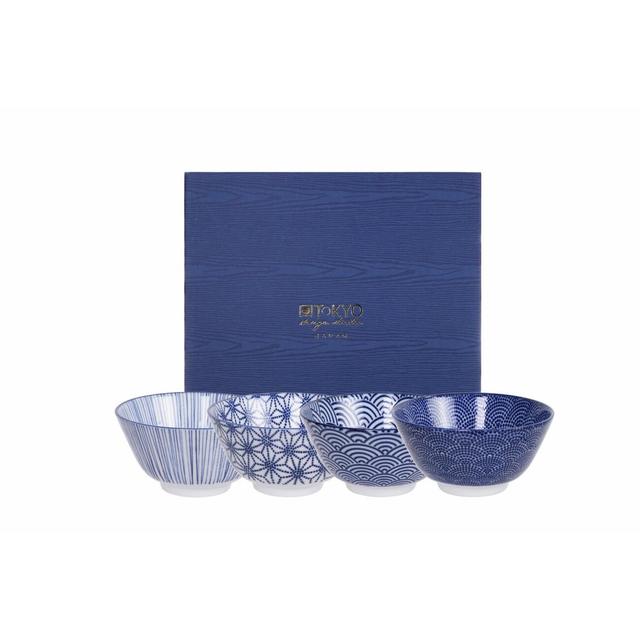 8719323536319 - Tokyo Design Studio - Coffret de 4 bols Nippon Blue 