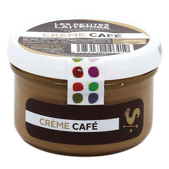3483130046419 - Les Petites Laiteries - Petit pot de Crème Café - Lait de vache pasteurisé