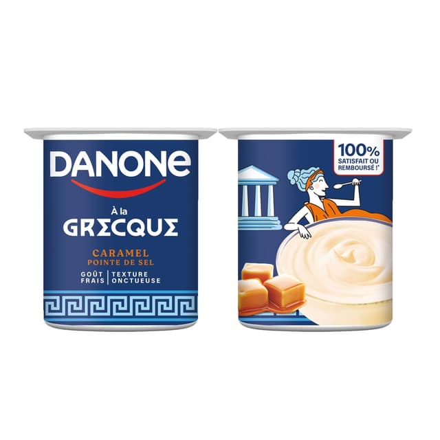 3033492056719 - Danone - Yaourt à la grecque caramel