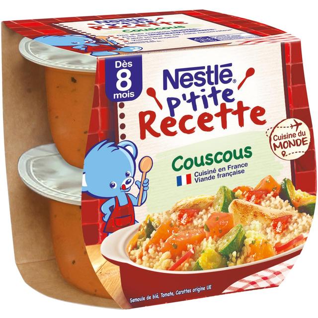 7613035837119 - Nestlé - P'tite Recette - Couscous Bol Bébé Dès 8 mois