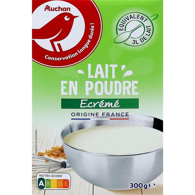 3254560079519 - Auchan - Lait en poudre écrémé origine France