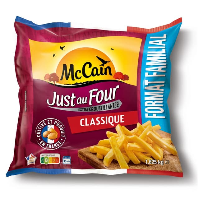 8710438109719 - McCain - Frites Just au four coupe classique 10x10mm