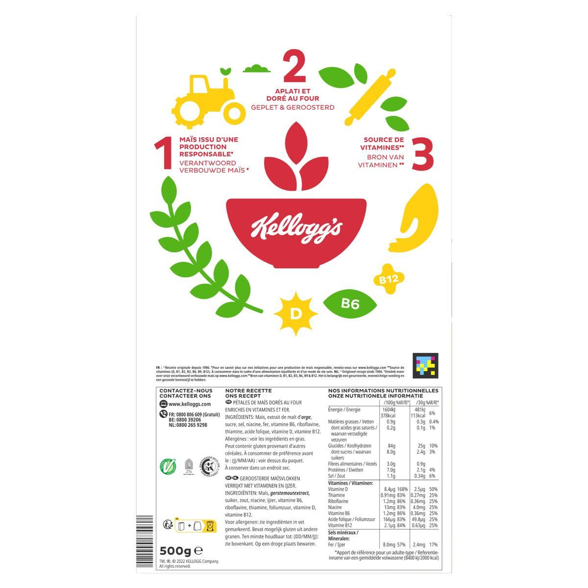 3159470000120 - Kellogg's - Céréales Corn Flakes 
