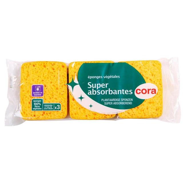 3257980021120 - Cora - Éponges végétales petit modèle